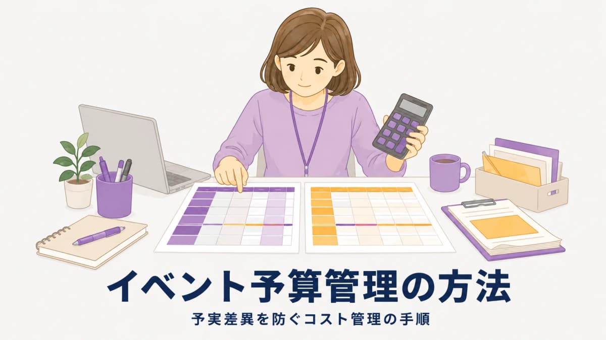 イベント予算管理の方法|予実差異を防ぐコスト管理の手順