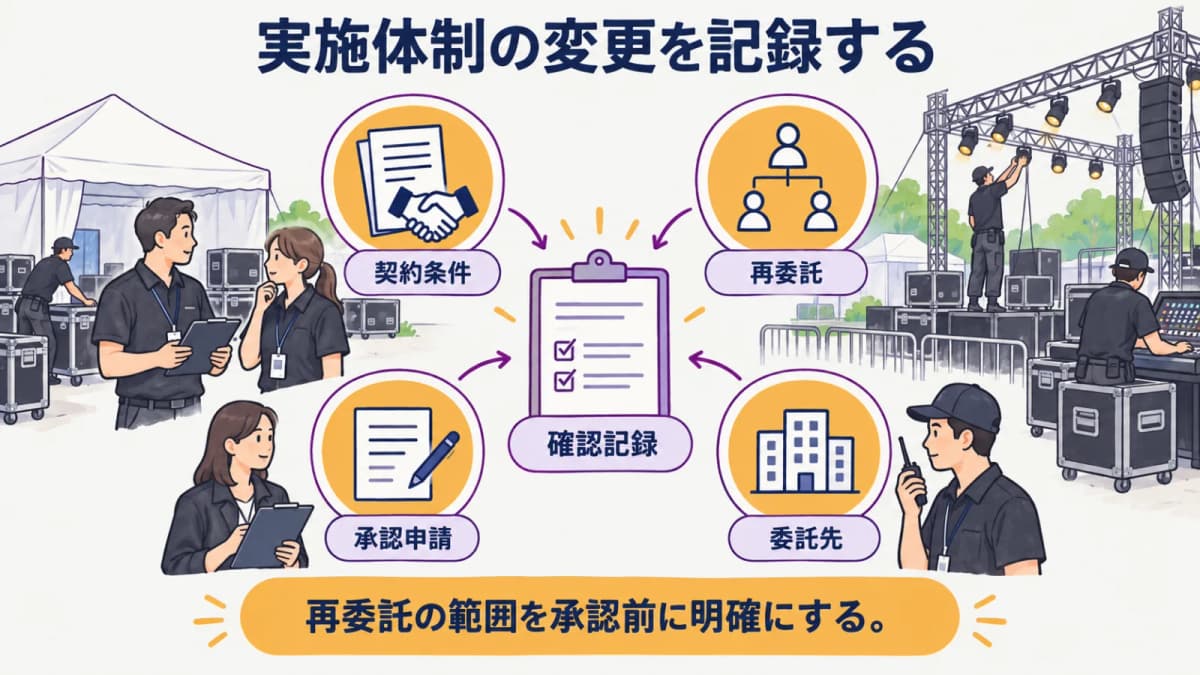 fig5:実施体制の変更を記録する
