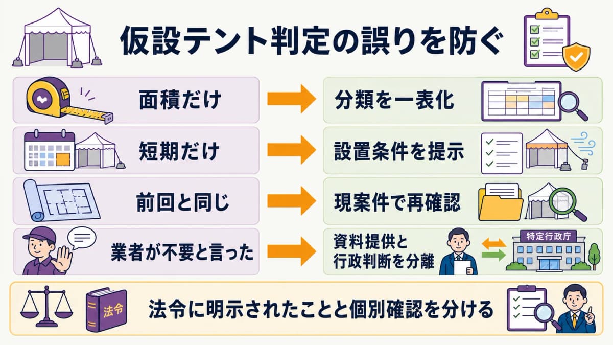 fig5:面積だけの判定と設営会社の説明だけに依存する誤りの対照表